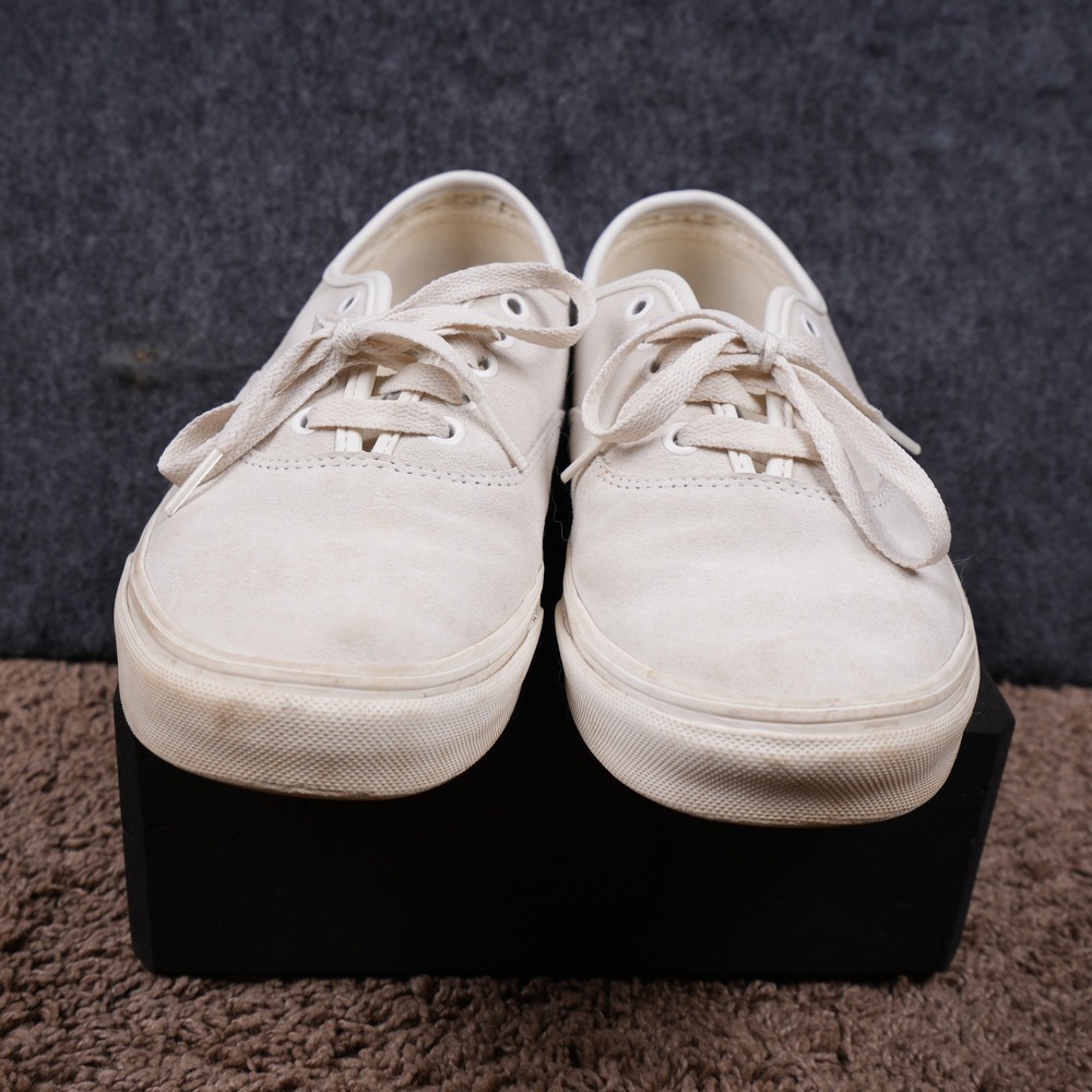 Vans Authentic Suede Sneakers Men 8.5 Off White Good Water Repellent Skate